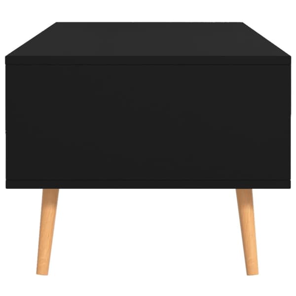 vidaXL Salongbord svart 100x49,5x43 cm sponplate