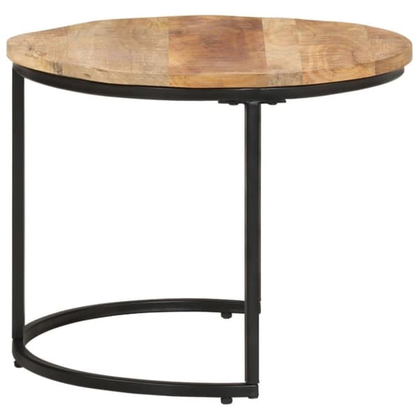 vidaXL Stablebord 2 stk grovt mangotre