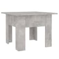 Miniatyrbillede 2 af 6: vidaXL sofabord 55x55x42 cm spånplade betongrå