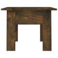 Miniatyrbillede 5 af 6: vidaXL sofabord 55x55x42 cm spånplade røget egetræsfarve
