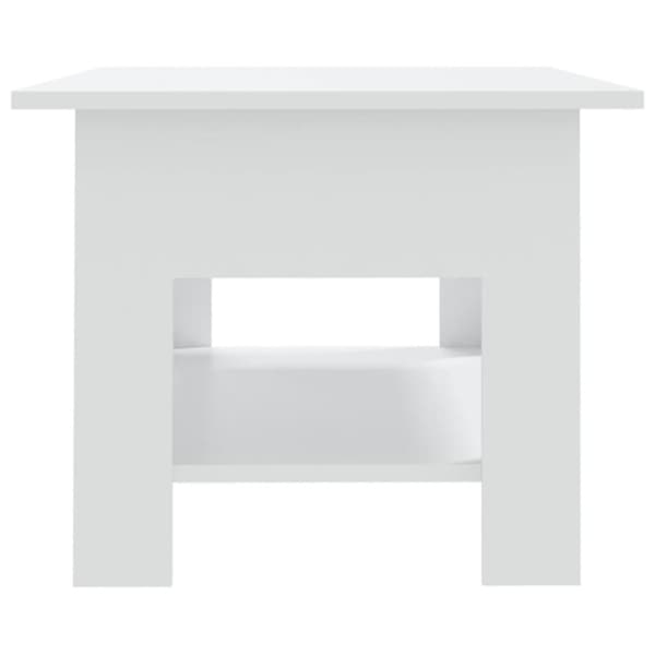 vidaXL Salongbord hvit 102x55x42 cm sponplate