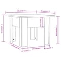 Miniatyrbilde 6 av 6: vidaXL Salongbord sonoma eik 55x55x42 cm sponplate