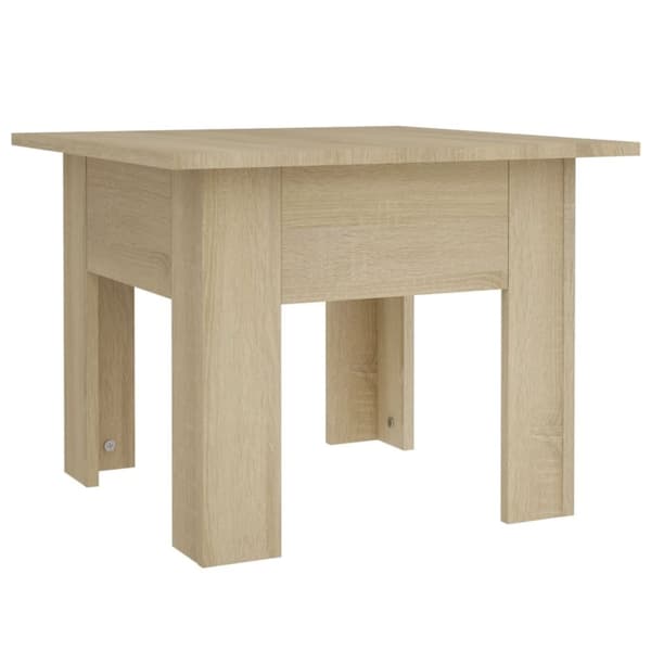 vidaXL Salongbord sonoma eik 55x55x42 cm sponplate