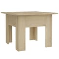 Miniatyrbilde 2 av 6: vidaXL Salongbord sonoma eik 55x55x42 cm sponplate