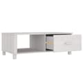 Miniatyrbild 6 av 9: vidaXL Soffbord HAMAR vit 100x55x35 cm massiv furu