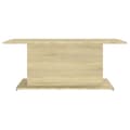 Miniatyrbilde 4 av 7: vidaXL Salongbord sonoma eik 102x55,5x40 cm sponplate