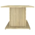 Miniatyrbilde 5 av 7: vidaXL Salongbord sonoma eik 102x55,5x40 cm sponplate