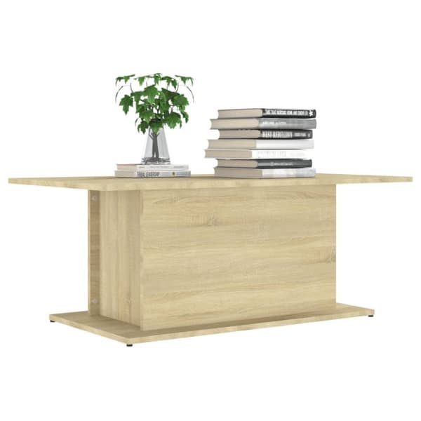 vidaXL Salongbord sonoma eik 102x55,5x40 cm sponplate
