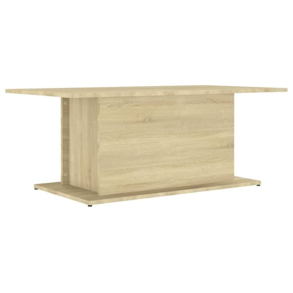 vidaXL Salongbord sonoma eik 102x55,5x40 cm sponplate