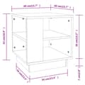 Miniatyrbillede 6 af 7: vidaXL sofabord 40x40x43 cm konstrueret træ sonoma-eg
