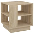 Miniatyrbillede 1 af 7: vidaXL sofabord 40x40x43 cm konstrueret træ sonoma-eg