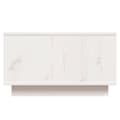 Miniatyrbilde 6 av 10: vidaXL Salongbord hvit 55x56x32 cm heltre furu