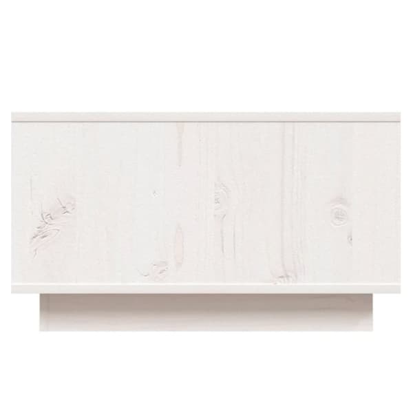 vidaXL Salongbord hvit 55x56x32 cm heltre furu