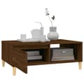 Miniatyrbillede 5 af 10: vidaXL sofabord 90x60x35 cm konstrueret træ brun egetræsfarve