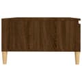 Miniatyrbillede 7 af 10: vidaXL sofabord 90x60x35 cm konstrueret træ brun egetræsfarve
