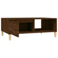 Miniatyrbillede 8 af 10: vidaXL sofabord 90x60x35 cm konstrueret træ brun egetræsfarve
