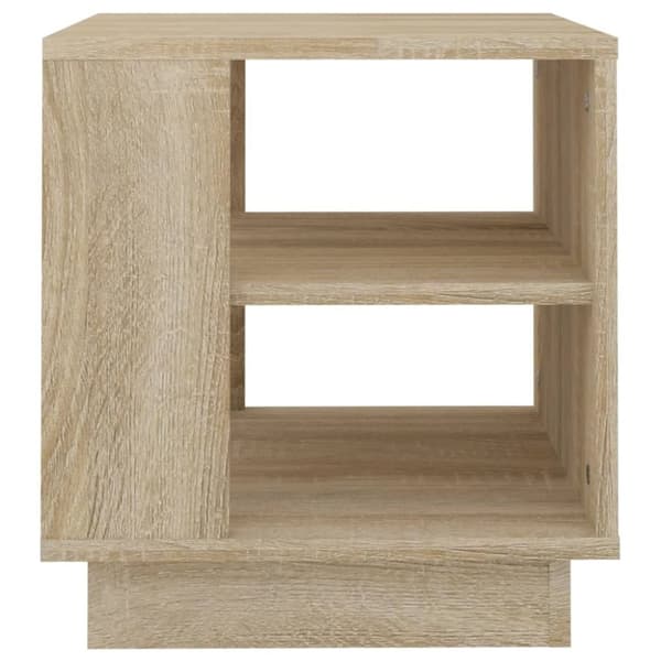 vidaXL Salongbord sonoma eik 40x40x43 cm konstruert tre