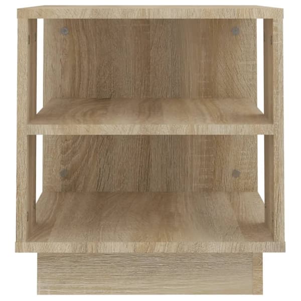 vidaXL Salongbord sonoma eik 40x40x43 cm konstruert tre