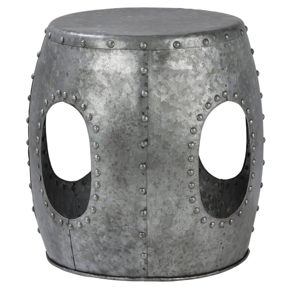 Sidobord Bord i vardagsrummet Bord Kaffe bord Kaffe bord Kaffe bord Silver Ø 38 cm