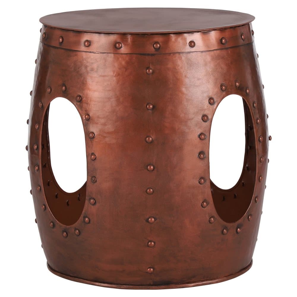 Sidobord Bord i vardagsrummet Bord Kaffebord Lahti Koppar Ø 38 cm