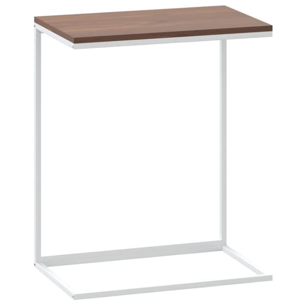 vidaXL Sidebord hvit 55x35x66 cm konstruert tre