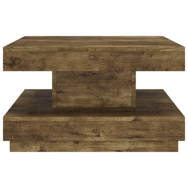 vidaXL Soffbord mörkbrun 60x60x35 cm MDF