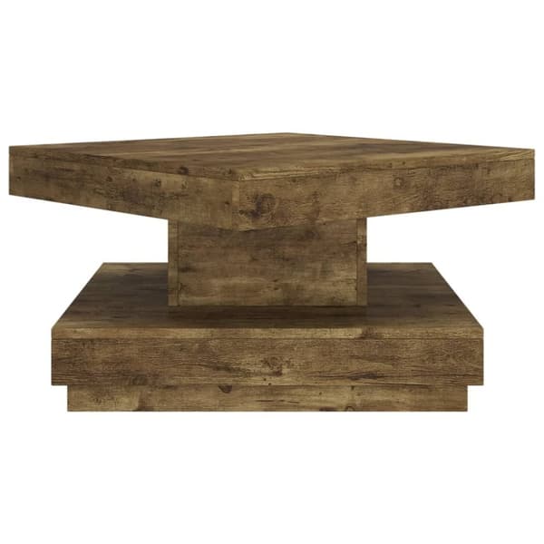 vidaXL Soffbord mörkbrun 60x60x35 cm MDF