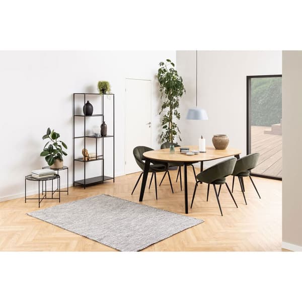 Avila hjørnebord Ø42 cm sort.