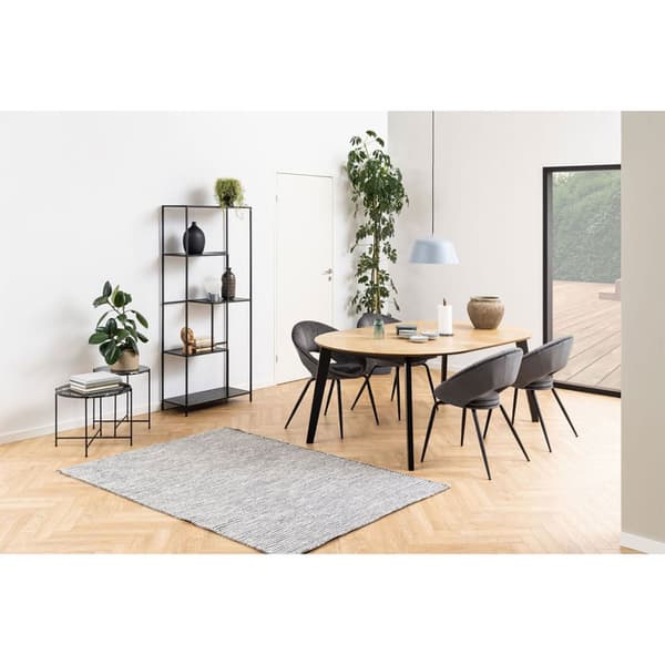 Avila hjørnebord Ø42 cm sort.