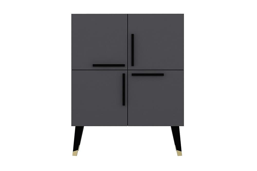 AGATEA Konsollbord 70x90 cm Antracit