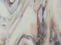 Miniatyrbillede 6 af 6: Sofabord Guld Marmor Effekt Finish MDF Bordplade Jern Base Stue Endebord