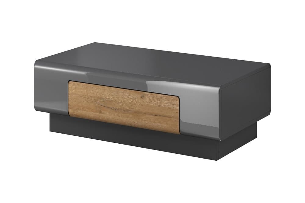 MOKKIRA Soffbord 110 cm Antracit/Natur