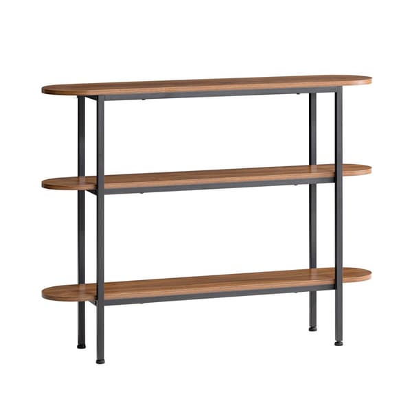SoBuy Konsolbord Pladsbesparende Vitrine Vitrineskab Hjørnebord FSB67-WS SoBuy Konsolbord Pladsbesparende Vitrine Vitrineskab Hjørnebord FSB67-WS