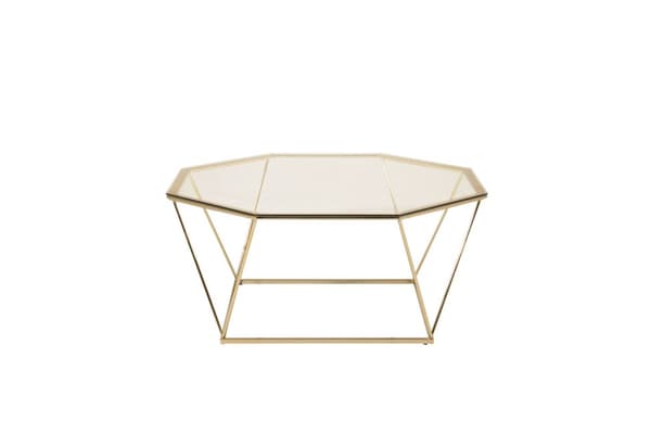 Österlen sofabord Ø100 cm glass røykfarget.