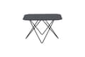 Miniatyrbillede 1 af 5: Tristar sofabord 80x80 cm glas sort marmor dekor.