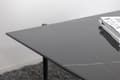 Miniatyrbillede 6 af 6: VonStaf sofabord med hylde 60x120 cm glas sort marmor dekor.