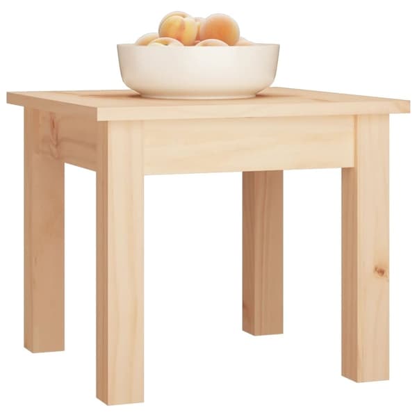 vidaXL Soffbord 35x35x30 cm massiv furu