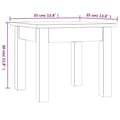 Miniatyrbild 7 av 7: vidaXL Soffbord 35x35x30 cm massiv furu