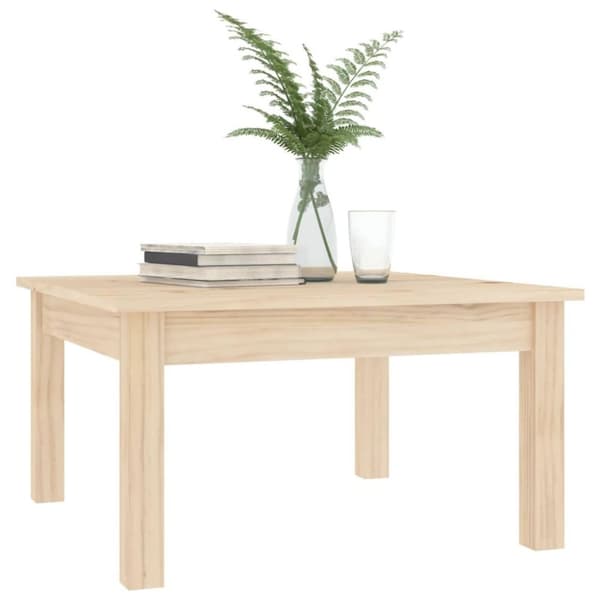 vidaXL Soffbord 55x55x30 cm massiv furu