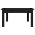 Miniatyrbilde 6 av 8: vidaXL Salongbord svart 55x55x30 cm heltre furu