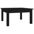 Miniatyrbilde 2 av 8: vidaXL Salongbord svart 55x55x30 cm heltre furu