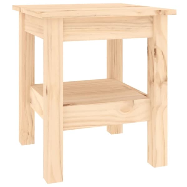 vidaXL Soffbord 35x35x40 cm massivt furu