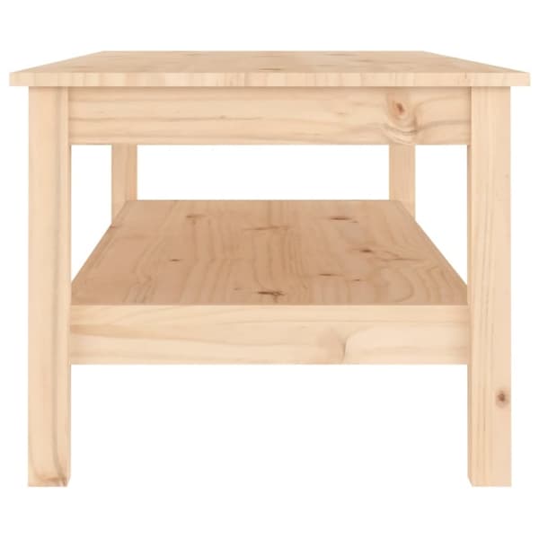 vidaXL Salongbord 110x50x40 cm heltre furu