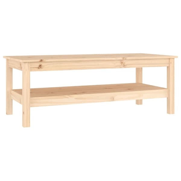 vidaXL Salongbord 110x50x40 cm heltre furu
