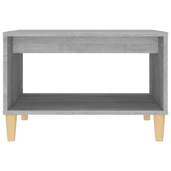 vidaXL Salongbord grå sonoma 60x50x40 cm konstruert tre