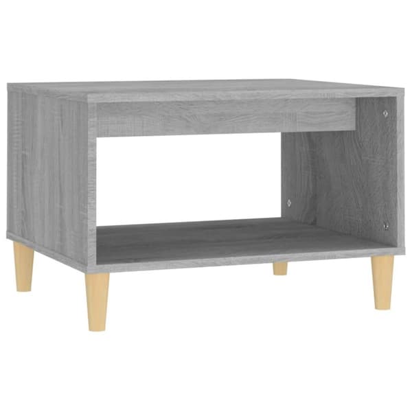 vidaXL Salongbord grå sonoma 60x50x40 cm konstruert tre