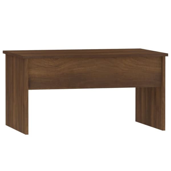 vidaXL Soffbord svart 80x50,5x41,5 cm konstruerat trä