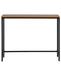 Miniatyrbilde 5 av 8: Konsollbord mørkt tre/svart 100 x 30 cm industriell