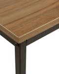 Miniatyrbilde 6 av 8: Konsollbord mørkt tre/svart 100 x 30 cm industriell