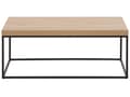 Miniatyrbilde 7 av 10: Sofabord Lyst tre Svart metall 100 x 60 cm Industriell stil Moderne Innredning Stue